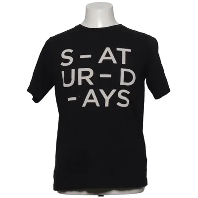 T-shirt (Black) from Saturdays Cotton