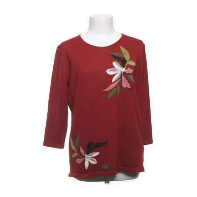 Pull-over (Rouge, Multicolore) de Un Jour Ailleurs Laine de mouton