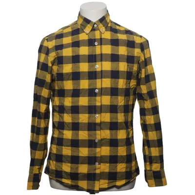 Flannel shirt (Yellow, Blue) from Mango Man Cotton