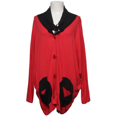 Cardigan (Rood, Zwart) van Jasmin Elastaan, Viscose