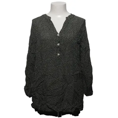 Blouse (Gray, Brown) from Mix By