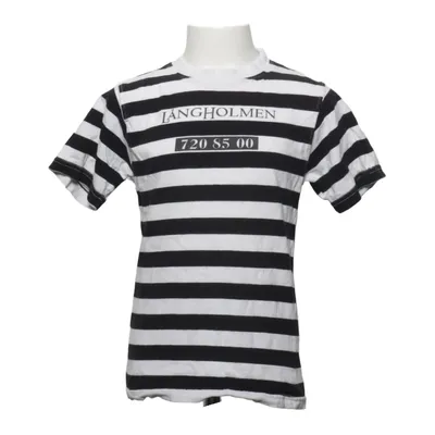 T-shirt (Sort, Hvid) fra Långholmen Bomuld
