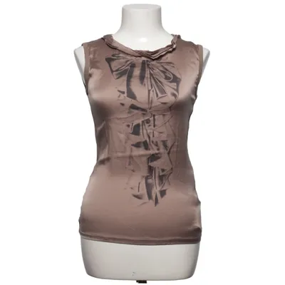 Top (Beige) from Marc Cain Elastane, Silk, Viscose