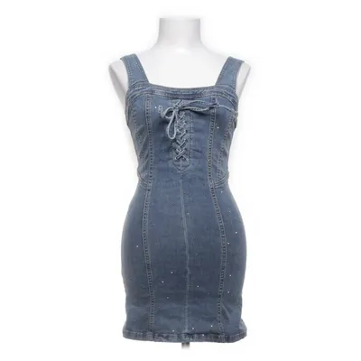 Jeanskjole (Blå) fra Dazy Bomuld, Elastan, Polyester