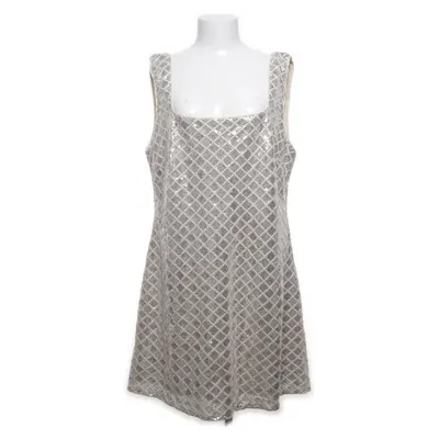 Cocktailklänning (Beige, Silverfärgad) från Cider Elastan, Polyester