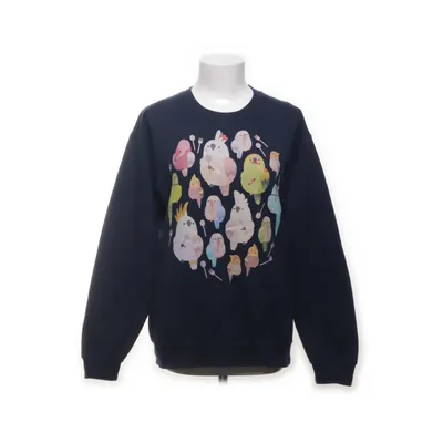 Collegetröja (Blå, Flerfärgad) från Gildan Bomull, Polyester