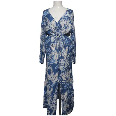 Robe longue (Bleu, Blanc) de H&M Polyamide, Viscose