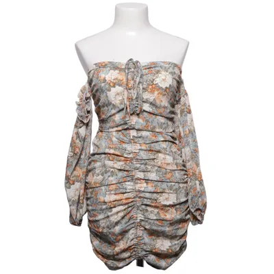 Jurk (Blauw, Meerkleurig) van Glamaker Polyester
