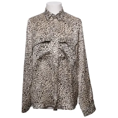 Blouse (Beige, Black, Brown) from Retro & Icone Polyester