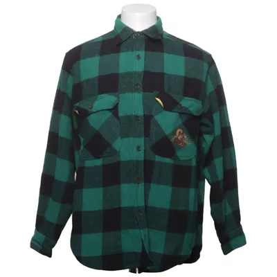 Flanellhemd (Grün, Schwarz) von West Coast Acryl, Polyester, Wolle