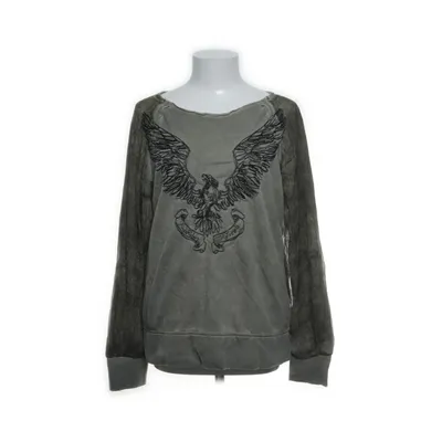 Sweatshirt (Grijs) van Rude Riders Katoen, Polyester, Zijde, Viscose