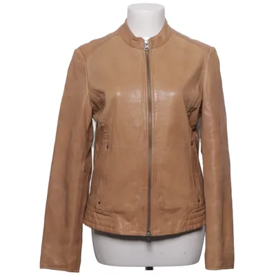 Veste en cuir (Beige) de More & More Cuir, Polyester