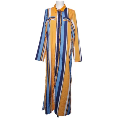 Skjortklänning (Blå, Orange, Vit) från Aachoae Polyester