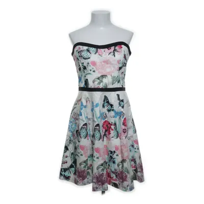 Klänning (Vit, Flerfärgad) från Spotlight by Warehouse Bomull, Elastan, Polyester