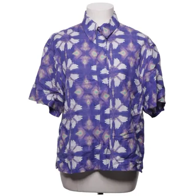 Short sleeve shirt (Blue, White, Multicolored) from French Connection Linen, Viscose