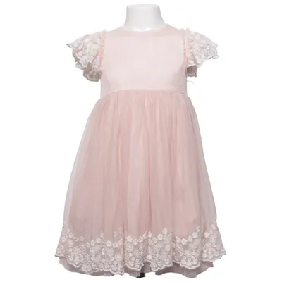 Kjole (Pink, Hvid) fra Newbie by KappAhl Bomuld, Polyester