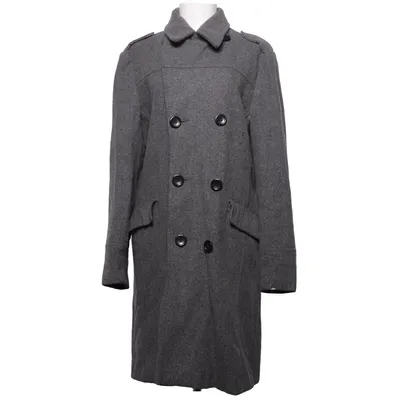 Manteau (Gris) de Mono Acétate, Viscose, Laine