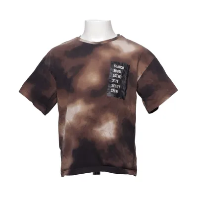 T-shirt (Marron, Noir) de Duns Coton