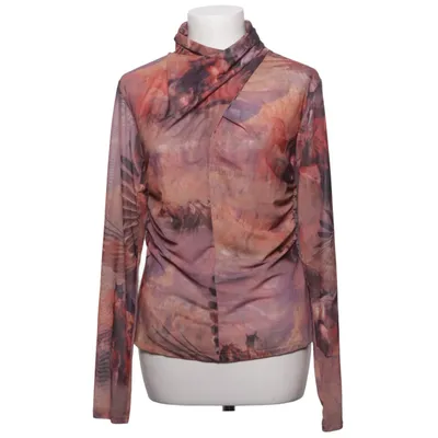 Top (Braun, Mehrfarbig) von Allsaints Elasthan, Recyceltes Polyester