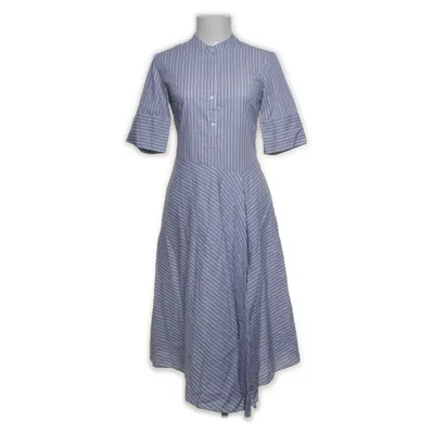 Robe chemise (Bleu, Blanc) de Dagmar Coton