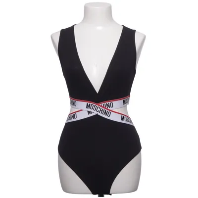 Badedragt (Sort) fra Moschino Underwear Bomuld, Elastan