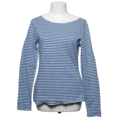 Långärmad t-shirt (Blå, Vit)