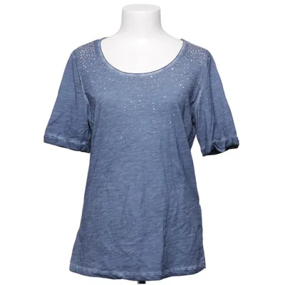 T-shirt (Blauw) van Laura Kent Katoen, Elastaan