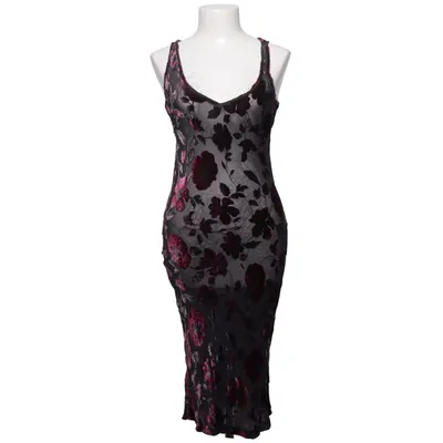 Robe (Noir, Violet) de Toast Soie, Viscose