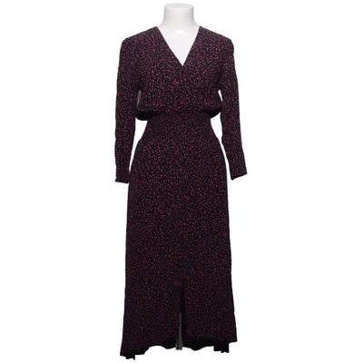 Robe portefeuille (Noir, Rose) de Maje Viscose