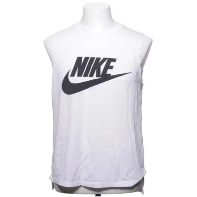Sport tanktop (Wit, Zwart) van Nike Katoen, Modal, Nylon