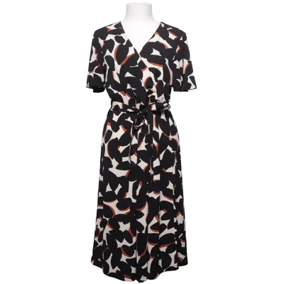 Maxi dress (Black, Beige, Brown) from Taifun Elastane, Polyester