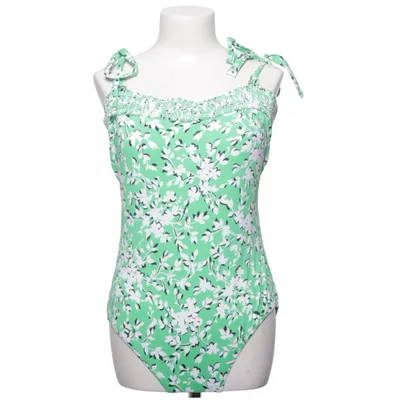 Maillot de bain une pièce (Vert, Blanc, Noir) de Lands' End Élasthane, Nylon, Polyester