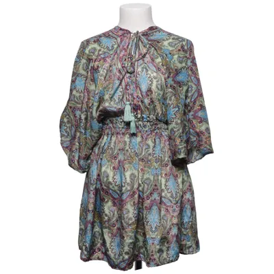 Caftan (Vert, Multicolore) de S.N.Moda Soie, Viscose