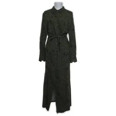 Skjortklänning (Grön, Svart, Flerfärgad) från Another Label Viskos