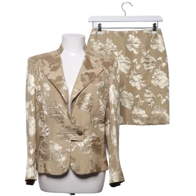 Jakkesæt med nederdel (Beige, Guld) fra Katia