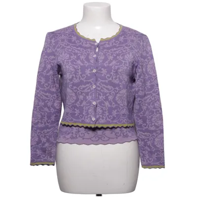 Cardigan (Lila) van Oleana Merinowol, Zijde