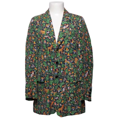 Blazer (Blue, Multicolored) from Petite Mademoiselle Acetate, Viscose
