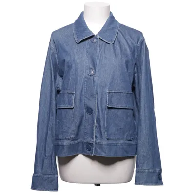 Spijkerjas (Blauw) van Uniqlo Katoen, Elastaan