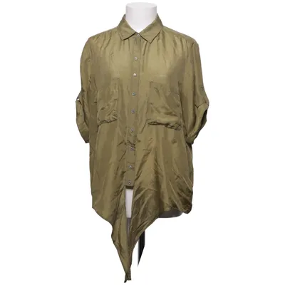 Chemise à manches courtes (Vert) de Massimo Dutti Soie