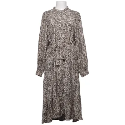 Robe longue (Beige, Noir) de MSCH Copenhagen Polyamide, Viscose