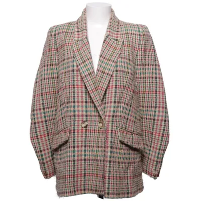 Blazer (Flerfarvet) fra Mango Casual Akryl, Alpacauld, Bomuld, Polyester, Viscose