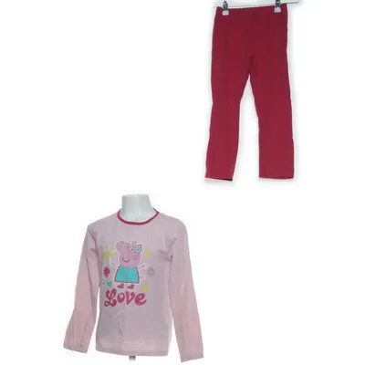 Pyjama (Pink, Rot, Mehrfarbig) von Peppa Pig Baumwolle, Polyester