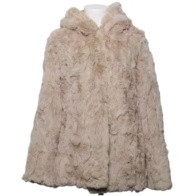 Bontjack (Beige) van CKN of Scandinavia Polyester, Konijnenbont
