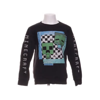 Collegetröja (Svart, Flerfärgad) från Minecraft Bomull