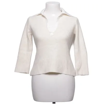 Sweater (White) from Etam Angora, Polyamide, Polyester, Wool