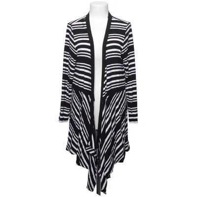 Cardigan (Sort, Hvid) fra Finnwear Elastan, Viscose