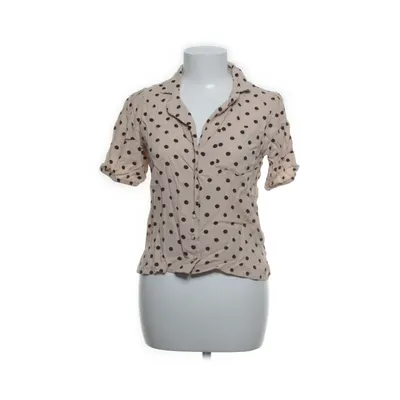 Korte mouwen shirt (Beige, Bruin) van Object Viscose