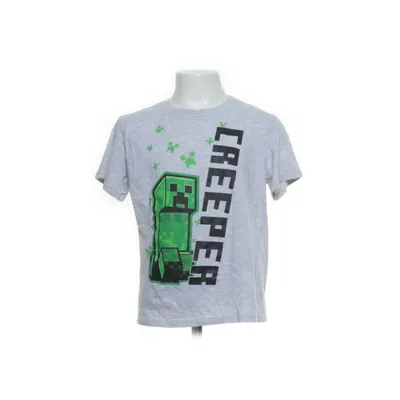 T-shirt (Gris, Vert) de Minecraft Coton, Viscose