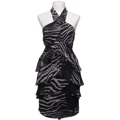 Cocktailjurk (Zwart, Wit) van Zara Basic Acetaat, Polyester
