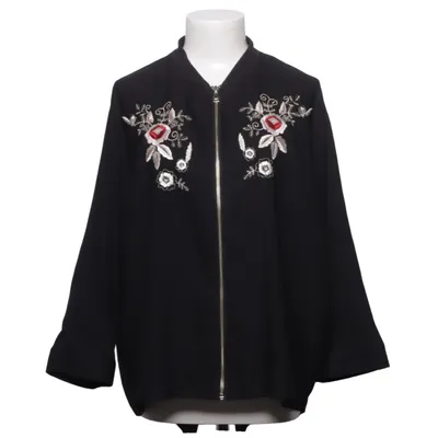 Bomberjack (Zwart) van River Island Katoen, Elastaan, Polyester